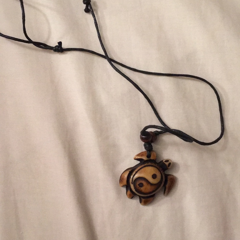 yin yang turtle necklace